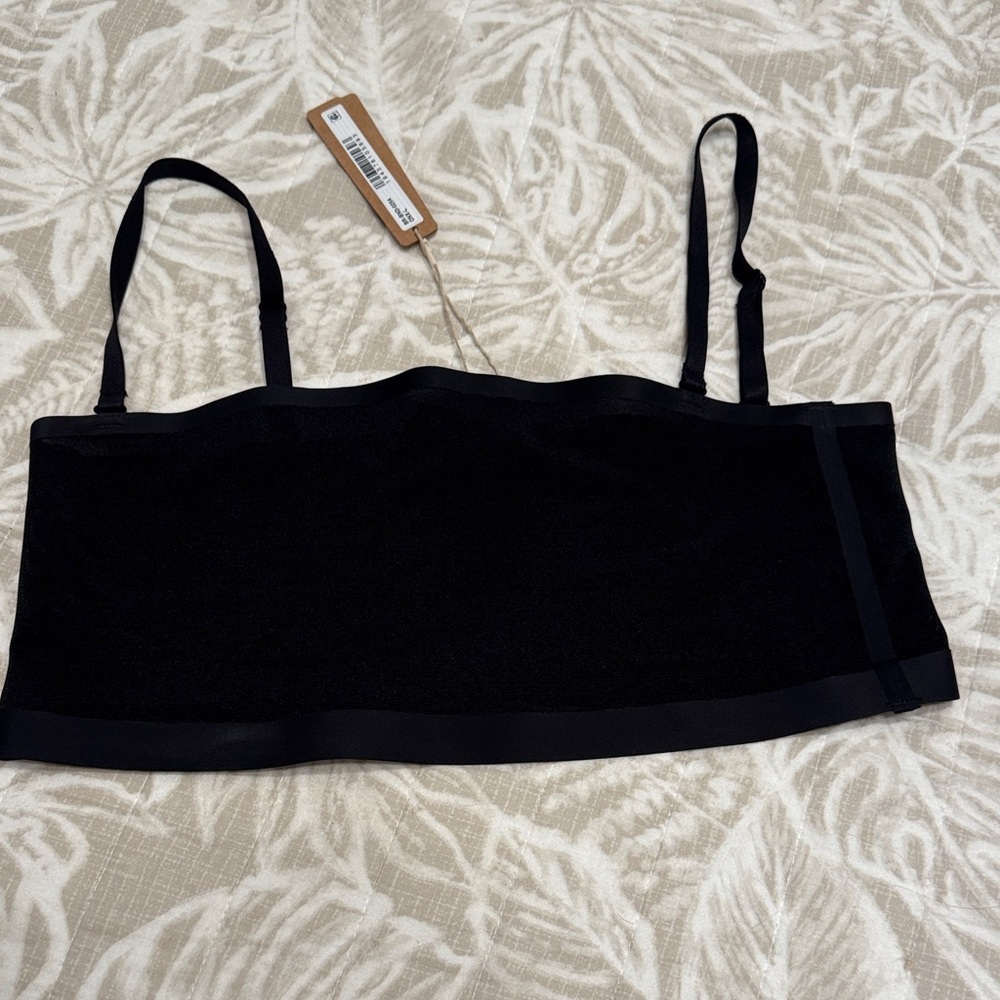 Black skims Strapless Bandeau Bra